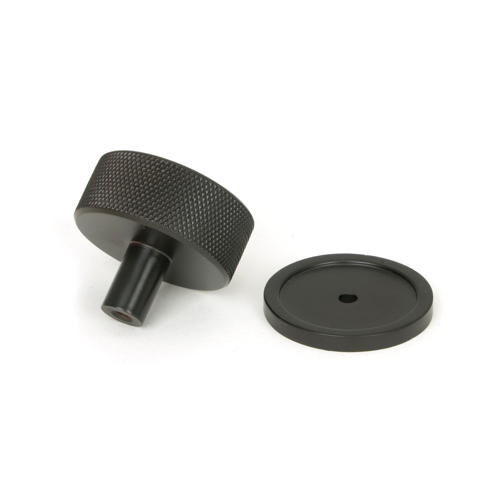 Aged Bronze Brompton Cabinet Knob - 38mm (Plain) | From The Anvil-Cabinet Knobs-Yester Home