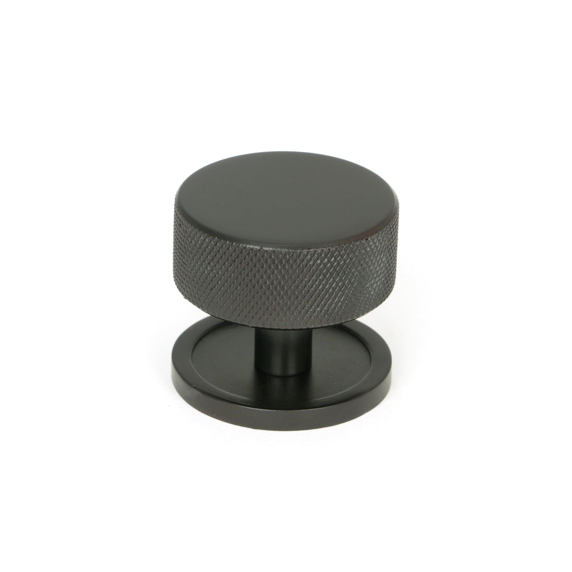 Aged Bronze Brompton Cabinet Knob - 38mm (Plain) | From The Anvil-Cabinet Knobs-Yester Home