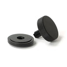 Aged Bronze Brompton Centre Door Knob (Art Deco) | From The Anvil-Centre Door Knobs-Yester Home