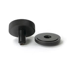 Aged Bronze Brompton Centre Door Knob (Art Deco) | From The Anvil-Centre Door Knobs-Yester Home
