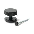 Aged Bronze Brompton Centre Door Knob (Art Deco) | From The Anvil - Centre Door Knobs - From The Anvil - Yester Home