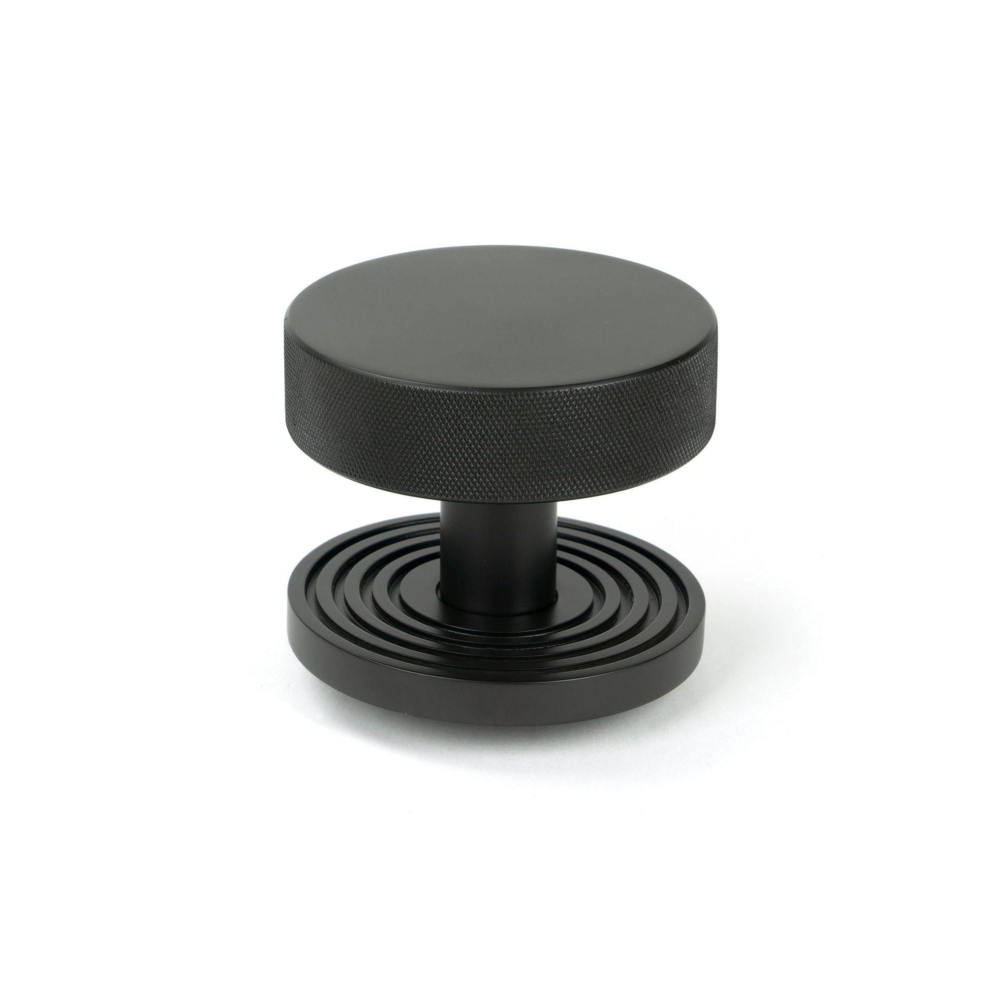 Aged Bronze Brompton Centre Door Knob (Beehive) | From The Anvil-Centre Door Knobs-Yester Home