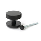 Aged Bronze Brompton Centre Door Knob (Plain) | From The Anvil-Centre Door Knobs-Yester Home