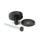 Aged Bronze Brompton Centre Door Knob (Plain) | From The Anvil-Centre Door Knobs-Yester Home
