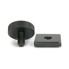Aged Bronze Brompton Centre Door Knob (Square) | From The Anvil-Centre Door Knobs-Yester Home