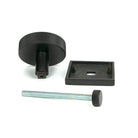 Aged Bronze Brompton Centre Door Knob (Square) | From The Anvil-Centre Door Knobs-Yester Home