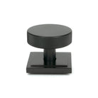 Aged Bronze Brompton Centre Door Knob (Square) | From The Anvil-Centre Door Knobs-Yester Home
