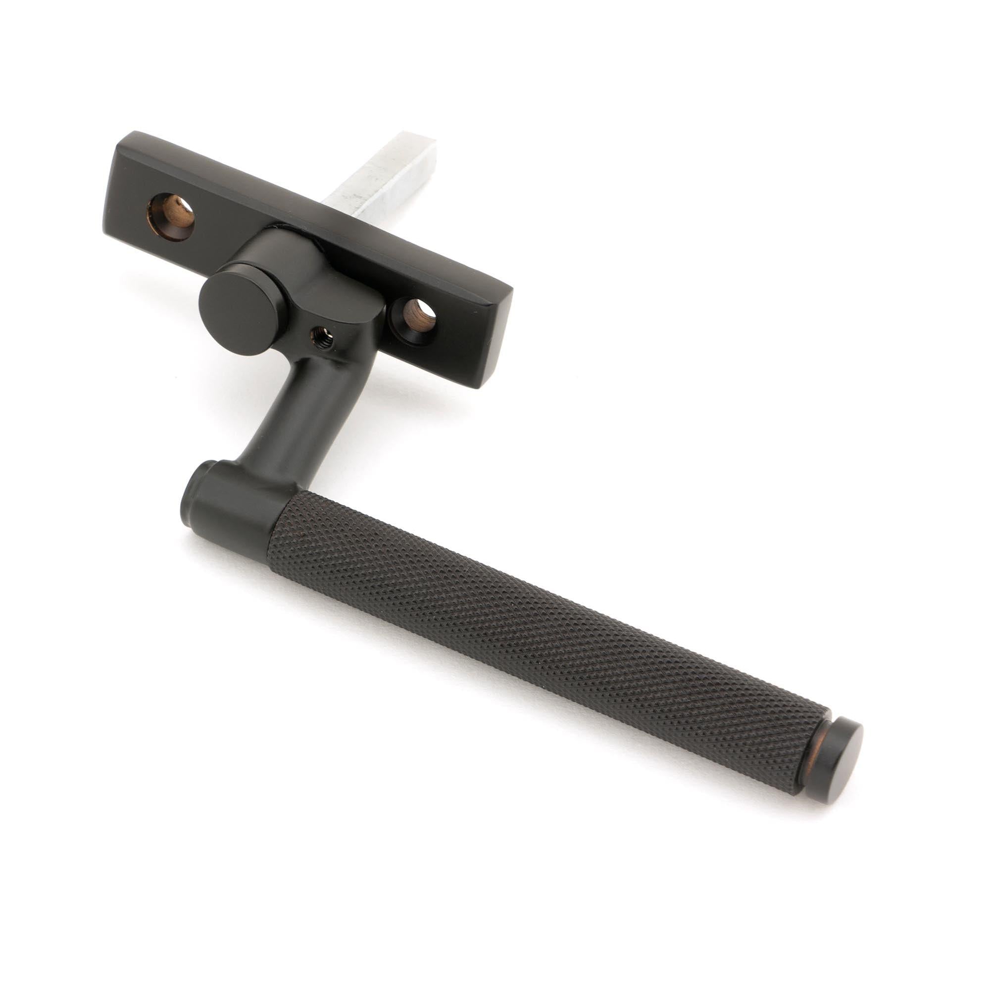 Aged Bronze Brompton Espag - LH | From The Anvil - Espag. Fasteners - From The Anvil - Yester Home