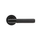 Aged Bronze Brompton Lever on Rose Set (Plain) | From The Anvil - Concealed - From The Anvil - Yester Home