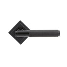 Aged Bronze Brompton Lever on Rose Set (Square) | From The Anvil - Concealed - From The Anvil - Yester Home