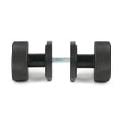 Aged Bronze Brompton Mortice/Rim Knob Set (Art Deco) | From The Anvil - Mortice Knobs - From The Anvil - Yester Home