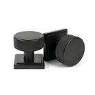 Aged Bronze Brompton Mortice/Rim Knob Set (Square) | From The Anvil - Mortice Knobs - From The Anvil - Yester Home