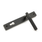 Aged Bronze Brompton Slimline Lever Espag. Lock Set | From The Anvil - Espagnolette - From The Anvil - Yester Home