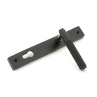 Aged Bronze Brompton Slimline Lever Espag. Lock Set | From The Anvil-Espagnolette-Yester Home