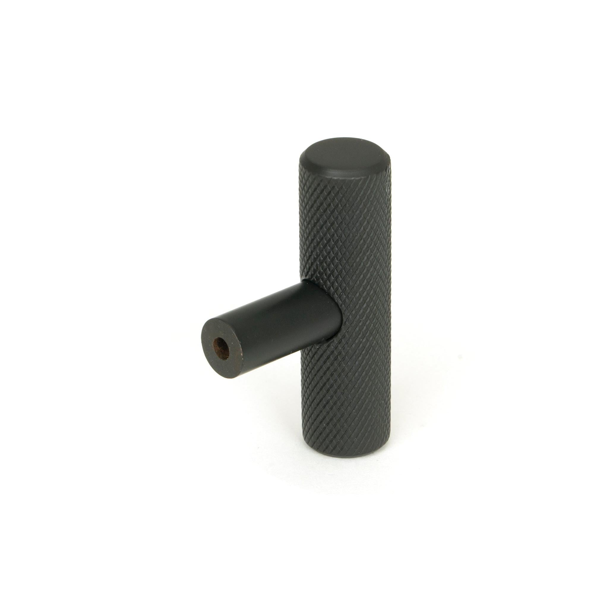 Aged Bronze Brompton T-Bar | From The Anvil - Cabinet Knobs - From The Anvil - Yester Home