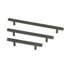 Aged Bronze Full Brompton Pull Handle - Large | From The Anvil-Pull Handles-Yester Home