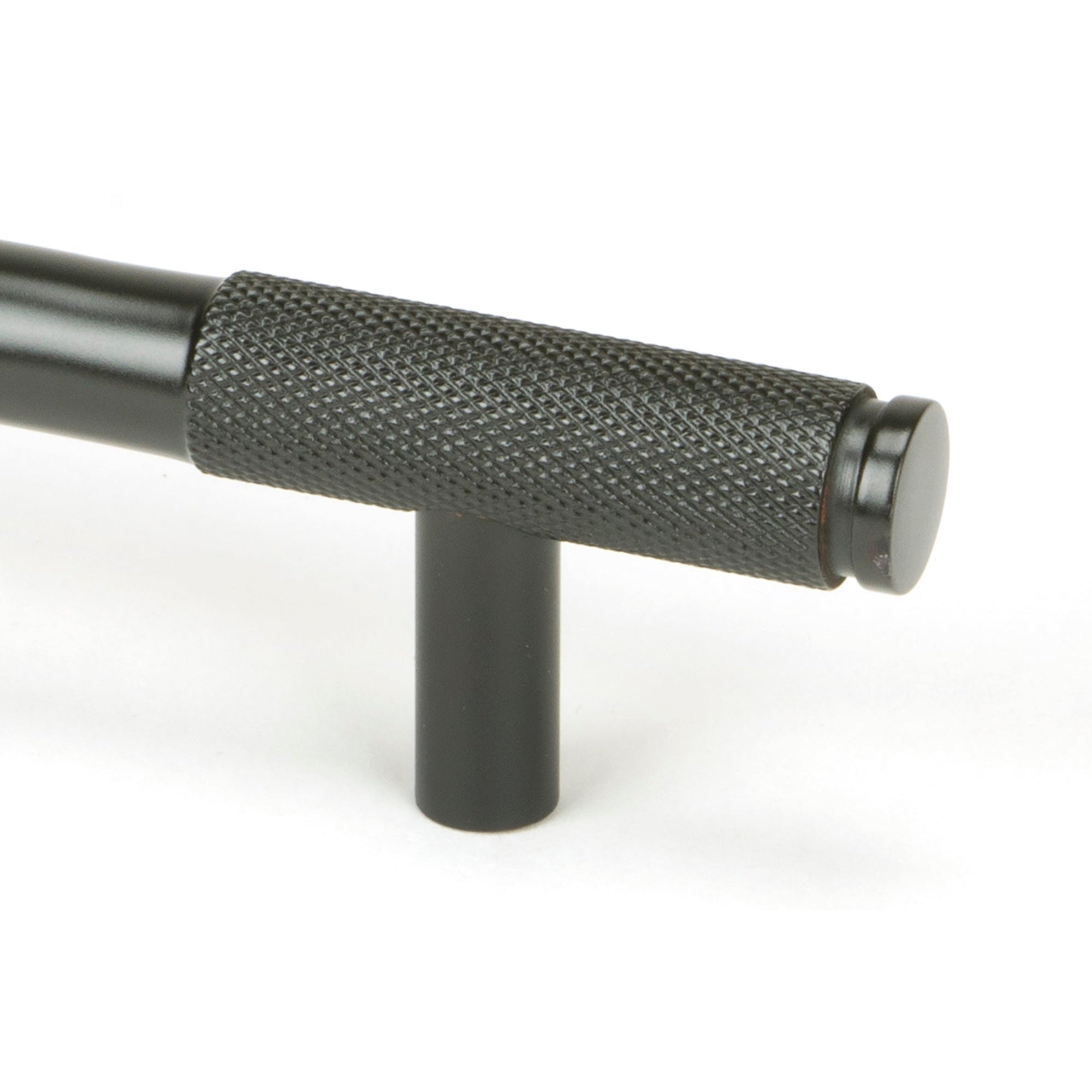 Aged Bronze Half Brompton Pull Handle - Small | From The Anvil-Pull Handles-Yester Home