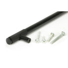 Aged Bronze Half Brompton Pull Handle - Small | From The Anvil-Pull Handles-Yester Home