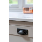 Aged Bronze Hammered Art Deco Drawer Pull | From The Anvil-Drawer Pulls-Yester Home