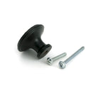 Aged Bronze Hammered Cabinet Knob - Large - Cabinet Knobs - From The Anvil - Yester Home