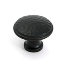 Aged Bronze Hammered Cabinet Knob - Large - Cabinet Knobs - From The Anvil - Yester Home