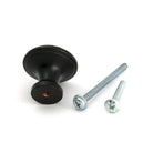 Aged Bronze Hammered Cabinet Knob - Medium - Cabinet Knobs - From The Anvil - Yester Home