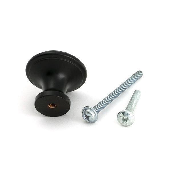 Aged Bronze Hammered Cabinet Knob - Medium - Cabinet Knobs - From The Anvil - Yester Home