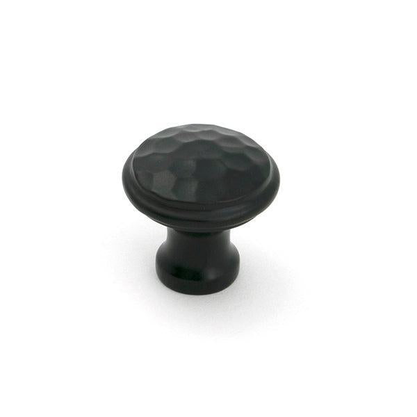 Aged Bronze Hammered Cabinet Knob - Small - Cabinet Knobs - From The Anvil - Yester Home