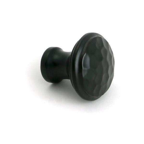 Aged Bronze Hammered Cabinet Knob - Small - Cabinet Knobs - From The Anvil - Yester Home