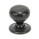 Aged Bronze Hammered Mushroom Cabinet Knob 32mm | From The Anvil - Cabinet Knobs - From The Anvil - Yester Home