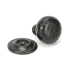 Aged Bronze Hammered Mushroom Cabinet Knob 32mm | From The Anvil - Cabinet Knobs - From The Anvil - Yester Home