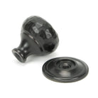 Aged Bronze Hammered Mushroom Cabinet Knob 32mm | From The Anvil-Cabinet Knobs-Yester Home