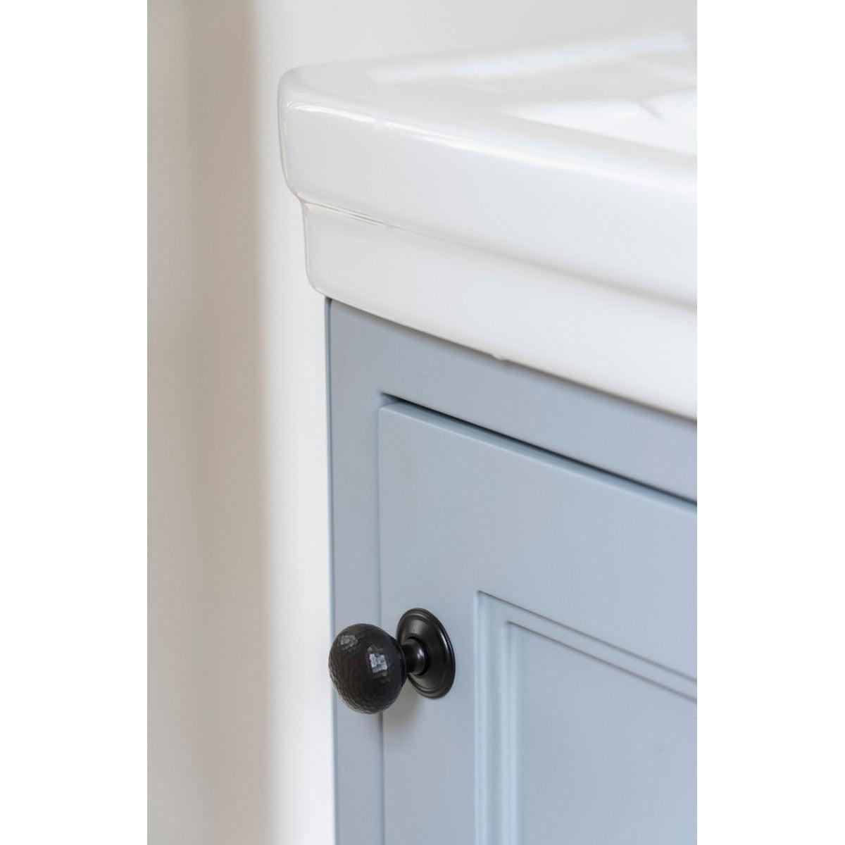 Aged Bronze Hammered Mushroom Cabinet Knob 32mm | From The Anvil-Cabinet Knobs-Yester Home