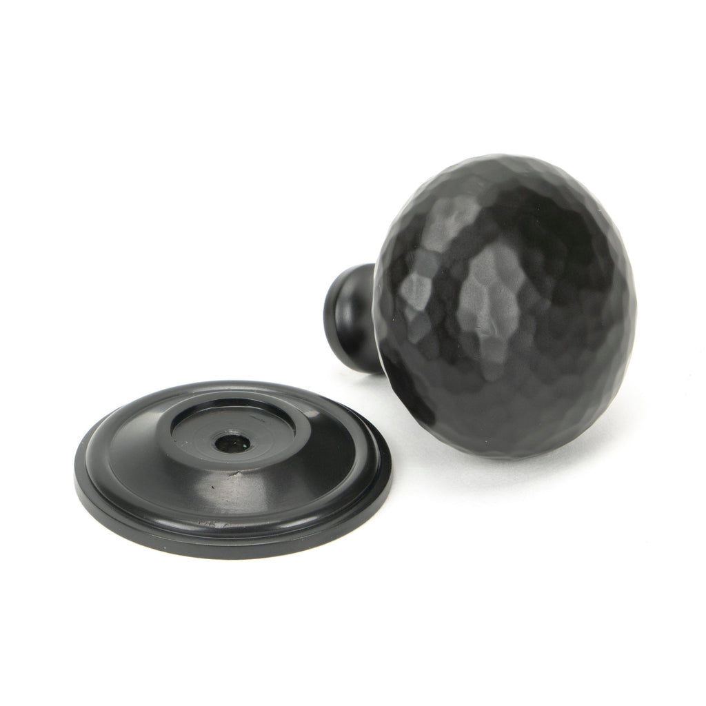 Aged Bronze Hammered Mushroom Cabinet Knob 38mm | From The Anvil-Cabinet Knobs-Yester Home