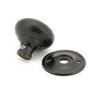 Aged Bronze Hammered Mushroom Mortice/Rim Knob Set | From The Anvil - Mortice Knobs - From The Anvil - Yester Home