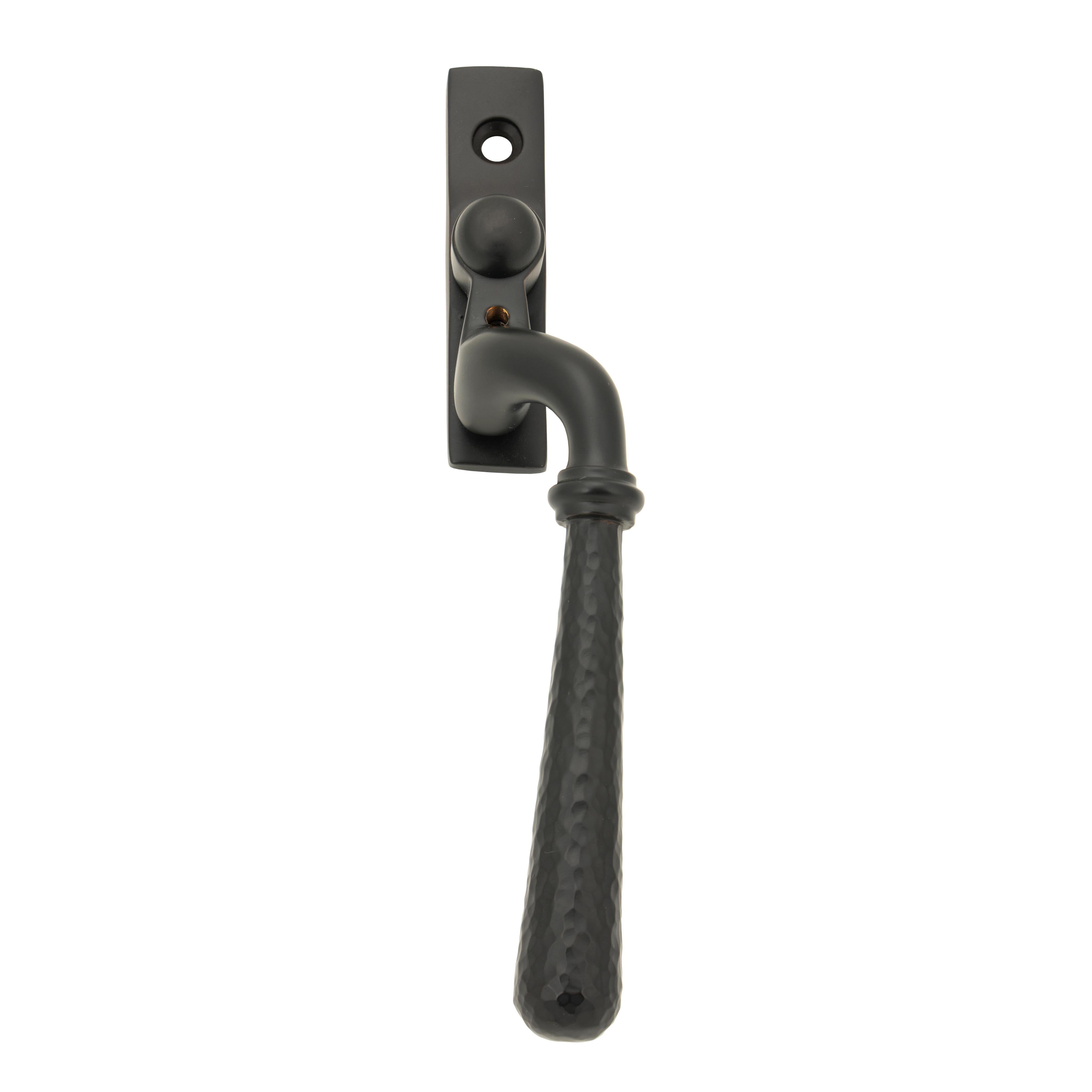 Aged Bronze Hammered Newbury Espag - RH | From The Anvil - Espag. Fasteners - From The Anvil - Yester Home