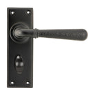 Aged Bronze Hammered Newbury Lever Bathroom Set | From The Anvil - Lever Bathroom - From The Anvil - Yester Home