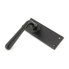 Aged Bronze Hammered Newbury Lever Latch Set | From The Anvil-Lever Latch-Yester Home