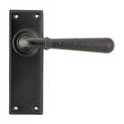 Aged Bronze Hammered Newbury Lever Latch Set | From The Anvil - Lever Latch - From The Anvil - Yester Home