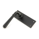 Aged Bronze Hammered Newbury Lever Latch Set | From The Anvil - Lever Latch - From The Anvil - Yester Home