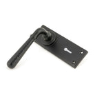 Aged Bronze Hammered Newbury Lever Lock Set | From The Anvil-Lever Lock-Yester Home