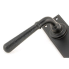 Aged Bronze Hammered Newbury Lever Lock Set | From The Anvil-Lever Lock-Yester Home