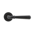 Aged Bronze Hammered Newbury Lever on Rose Set (Art Deco) - Unsprung | From The Anvil-Concealed-Yester Home