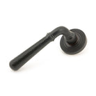 Aged Bronze Hammered Newbury Lever on Rose Set (Beehive) - Unsprung | From The Anvil - Concealed - From The Anvil - Yester Home