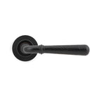 Aged Bronze Hammered Newbury Lever on Rose Set (Beehive) - Unsprung | From The Anvil - Concealed - From The Anvil - Yester Home