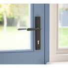 Aged Bronze Hammered Newbury Slimline Espag. Lock Set | From The Anvil-Espagnolette-Yester Home