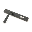 Aged Bronze Hammered Newbury Slimline Espag. Lock Set | From The Anvil-Espagnolette-Yester Home