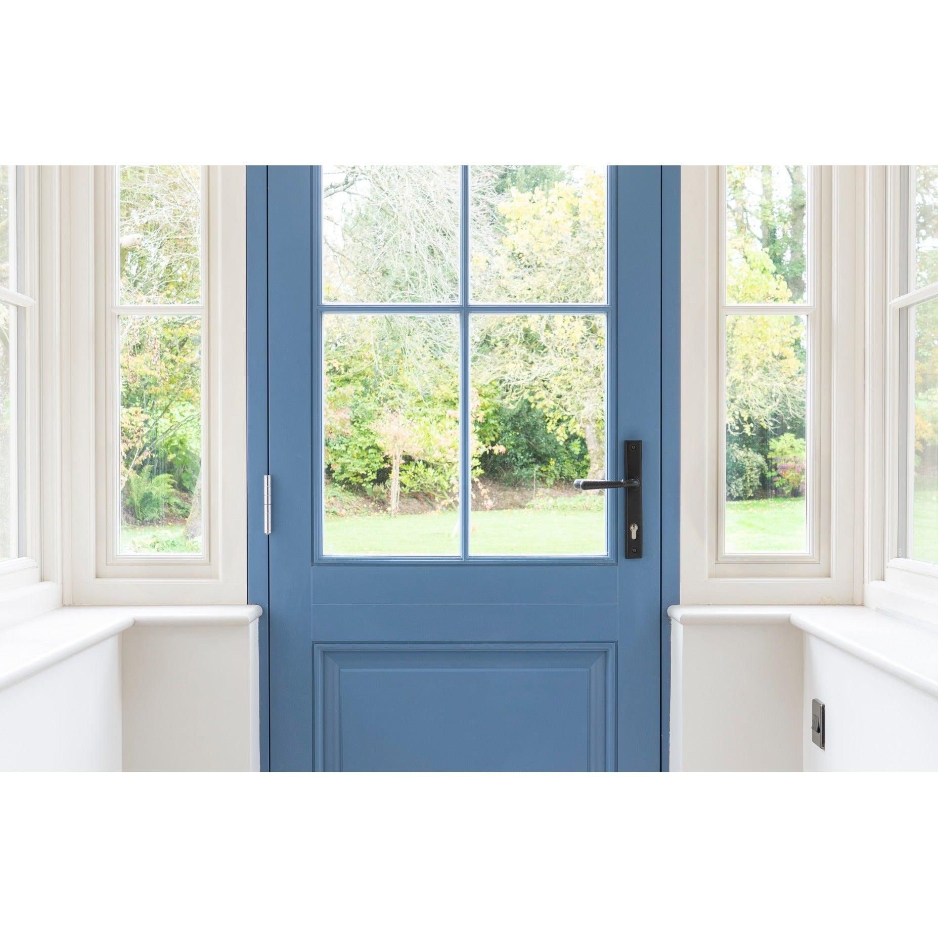 Aged Bronze Hammered Newbury Slimline Espag. Lock Set | From The Anvil-Espagnolette-Yester Home