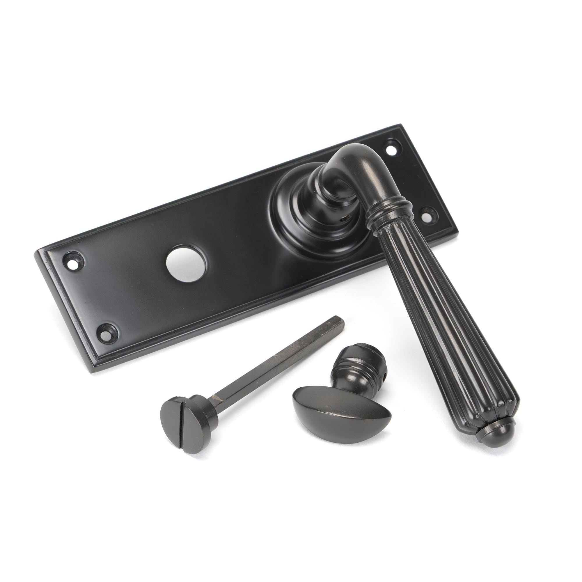 Aged Bronze Hinton Lever Bathroom Set | From The Anvil - Lever Bathroom - From The Anvil - Yester Home