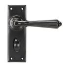 Aged Bronze Hinton Lever Bathroom Set | From The Anvil-Lever Bathroom-Yester Home